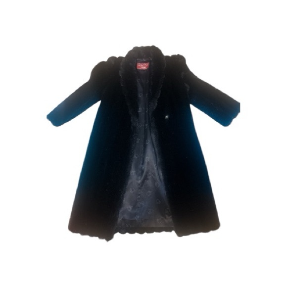 Vintage Womens Sasson NY Paris Jacket Faux Fur Coat 1980 - Picture 3 of 6